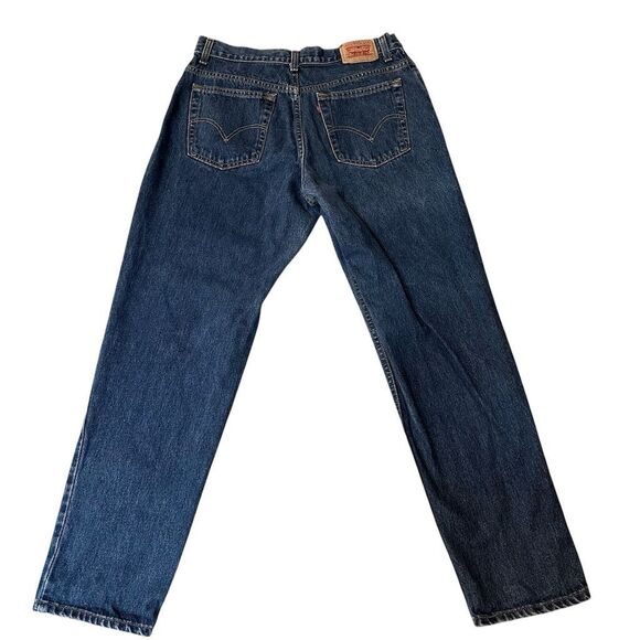 Levi's 550 Women’s Relaxed Tapered Jeans Blue 14 Denim 5-Pocket - Picture 3 of 5